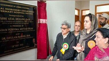 India News | J-K: ACS Atal Dulloo Visits Pattan, Inaugurates Veterinary Hospital