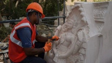 India News | Trust General Secretary Champat Rai Shares Pictures of Statues Under Construction at Ram Mandir in Ayodhya