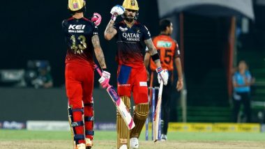 Virat Kohli, Faf du Plessis Complete 1000 Runs As Opening Pair, Duo Achieve Feat During SRH vs RCB IPL 2023 Match