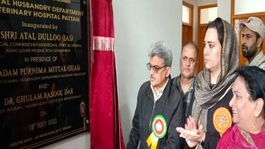 India News | J-K: ACS Atal Dulloo Inaugurates Veterinary Hospital in Pattan