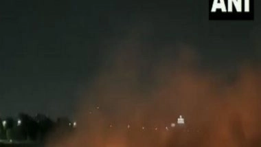 India News | Fire Breaks out at Dumping Ground in Noida Sector 32