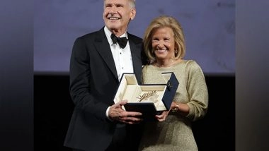 Entertainment News | Cannes 2023: Harrison Ford Receives Honorary Palme D'Or Ahead of 'Indiana Jones 5' Premiere
