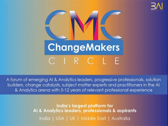 Business News | 3AI Launches ChangeMakers Circle, Empowering Emerging AI and Analytics Leaders and Professionals - Vimarsana News