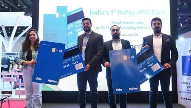 Business News | Tide and Transcorp Launch India's-first Recycled PVC RuPay Card