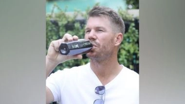 Business News | Cricketer David Warner Embraces Evocus Black Water as Hydration Choice