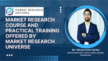 Business News | Market Research Course and Practical Training Offered by India's Youngest Market Research Trainer Mirdul Amin Sarkar