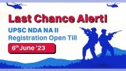 Business News | UPSC NDA NA II Registration Open Till 6th June! Section-wise Tips to Ensure Success