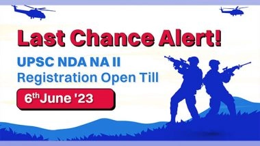 Business News | UPSC NDA NA II Registration Open Till 6th June! Section-wise Tips to Ensure Success