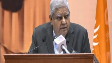 India News | Vice President Dhankhar to Embark on Kerala Visit