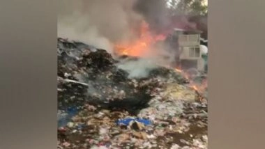 India News | UP: Fire Breaks out at Scrap Godown in Ghaziabad, No Casualties