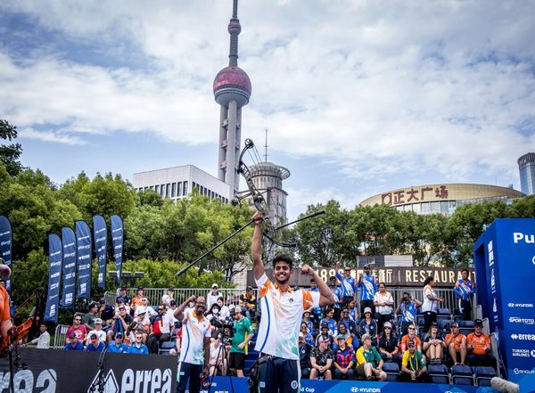 Sports News | Archery World Cup: Prathamesh Jawkar Wins Compound Individual Gold, Jyothi Vennam-Ojas Deotale Top Mixed Team Event