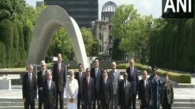 World News | PM Modi, Leaders of G7 Invited Countries, Pay Floral Tribute at Hiroshima Peace Memorial in Japan