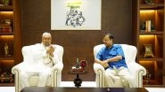 India News | Meeting Begins Between Nitish Kumar, Arvind Kejriwal in Delhi