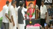 India News | Karnataka: CM Siddaramaiah, Shivakumar Pay Tributes to Rajiv Gandhi on His Death Anniversary