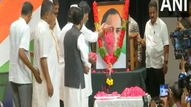 India News | Karnataka: CM Siddaramaiah, Shivakumar Pay Tributes to Rajiv Gandhi on His Death Anniversary