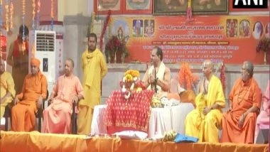 India News | UP: CM Yogi Participates in Installation of Deities at Shri Gorakhnath Temple