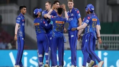 Sports News | IPL 2023: MI Skipper Rohit Wins Toss, Opts to Field First Against SRH in Crucial Match