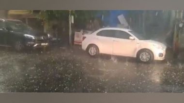 Bengaluru Rains: Heavy Rains and Hailstorms Cause Severe Waterlogging in Parts of City