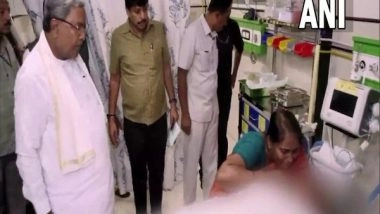 India News | Karnataka CM Siddaramaiah Meets Family of Woman Who Drowned in Waterlogged Underpass in Bengaluru