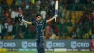 Sports News | IPL 2023: Shubman Gill's Century Outshines Kohli's Classic Ton to Help GT Beat RCB by 6-wicket