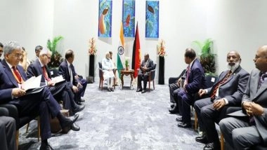 World News | PM Modi, His Papua New Guinea Counterpart James Marape Hold Bilateral Meeting