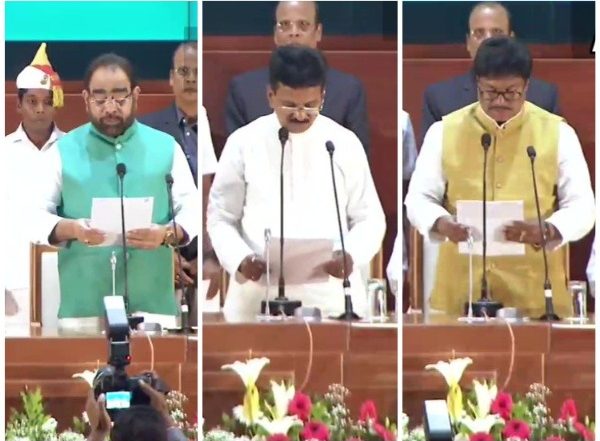 Odisha Cabinet Reshuffle: Three New Ministers Sworn Into CM Naveen Patnaik's Council of Ministers Today