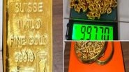 India News | Mumbai Airport Customs Seizes Gold Worth over Rs 1.58 Crores