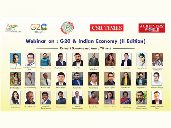 Business News | Indian Achievers' Forum in Association with CSR Times Held a Webinar to Discuss and Analyse the Crux of the G20 Presidency - Vimarsana News