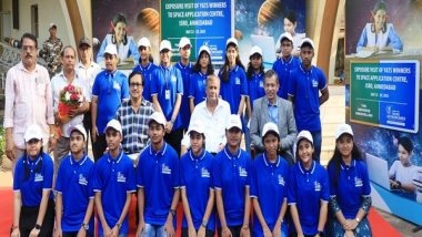India News | Odisha Minister Flags off ISRO Tour for Tata Steel Young Astronomer Talent Search Winners