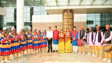 India News | G-20 Summit in Uttarakhand: Foreign Delegates Receive Warm Welcome at Jollygrant Airport in Dehradun