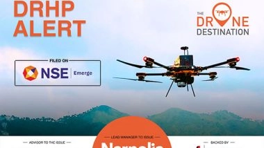 Business News | Drone Destination - India's Largest Drone Training Organization and a Leading Drone-as-a-Service Company Sets Course for Growth, Files DRHP with NSE Emerge