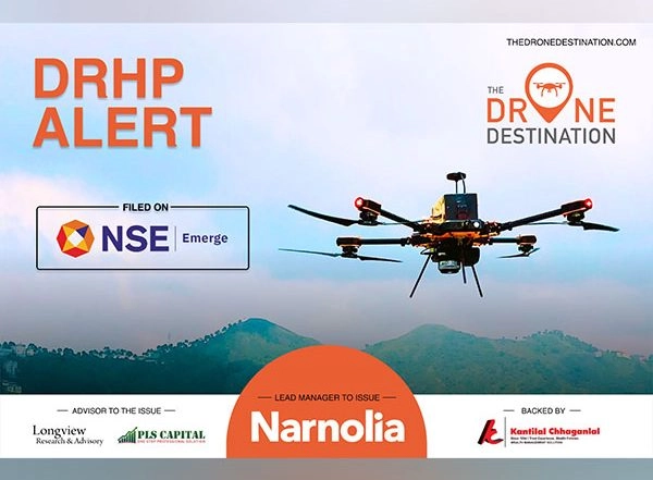 Business News | Drone Destination - India's Largest Drone Training Organization and a Leading Drone-as-a-Service Company Sets Course for Growth, Files DRHP with NSE Emerge
