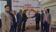 Business News | Auro Impex and Chemicals Limited Rs 27.06 Crore SME IPO Gets Listed