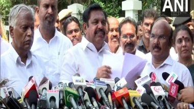 India News | Puppet CM Stalin Doesn't Have Talent for Administration: AIADMK General Secy Palaniswami