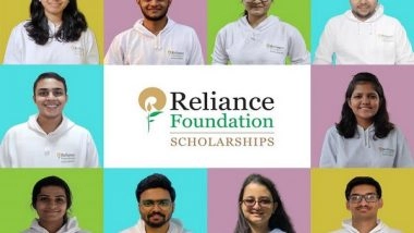 Business News | Reliance Foundation Opens Doors of Opportunity, Awards Scholarships to 5,000 Undergraduates