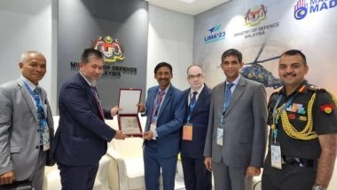 Business News | Indian Delegation Attends Langkawi International Maritime and Aerospace Exhibition 2023 in Malaysia