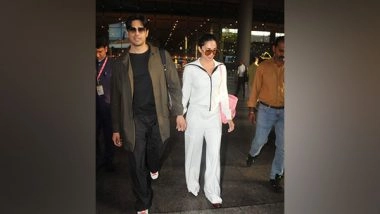 Entertainment News | Sidharth Malhotra, Kiara Advani Back in Mumbai After Vacation