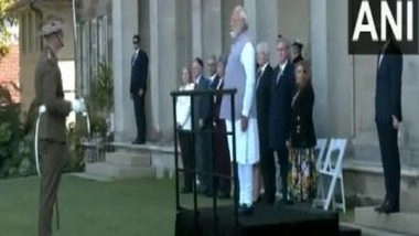 World News | PM Modi Accorded Ceremonial Guard of Honour at Admiralty House in Sydney