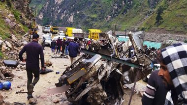 Kishtwar Road Accident: Seven Killed, One Injured After Cruiser Vehicle Falls in Gorge in Jammu and Kashmir (See Pics)