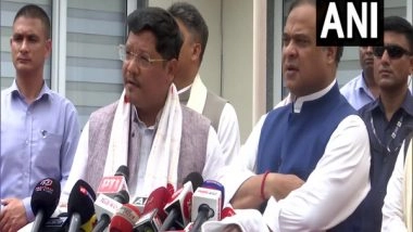 India News | Meeting with Assam CM is Beginning to Find Solution to Border Dispute: Meghalaya CM