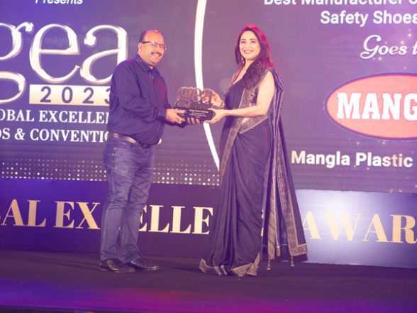 Business News | Mangla Plastic Industries Recognized as the Best Manufacturer of Gumboots and Safety Shoes in India at Brand Empower's GEA2023 Awards - Vimarsana News