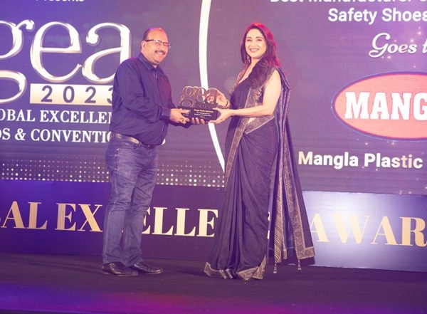 Business News | Mangla Plastic Industries Recognized as the Best Manufacturer of Gumboots and Safety Shoes in India at Brand Empower's GEA2023 Awards