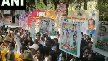 India News | K'taka: Cong MLA Sudhakar's Supporters Protest Outside CM Siddaramaiah's Residence Demanding Ministerial Post