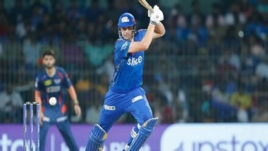 Sports News | IPL 2023: Solid Knocks from Green, Suryakumar, Nehal Take MI to 182/8 Against LSG in Eliminator