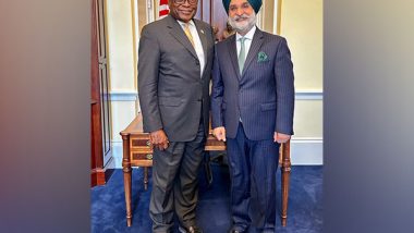 World News | Indian Envoy Sandhu Meets US Congressman Clyburn, Discuss Ways to Strengthen Healthcare, Clean Energy