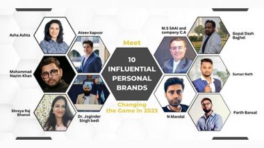 Business News | Meet 10 Influential Personal Brands Changing the Game in 2023
