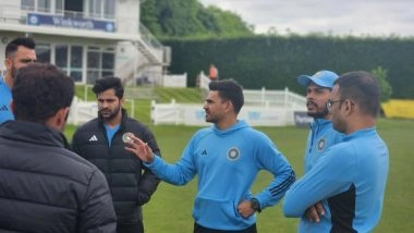 Sports News | Team India Kickstarts Preparation for WTC Final Against Australia; BCCI Unveils New Training Kit