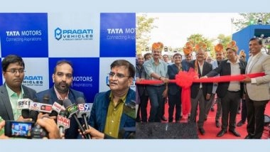 Business News | Tata Motors Inaugurates South Gujarat's Largest Automobile Showroom, Pragati Vehicle in Surat and Bardoli