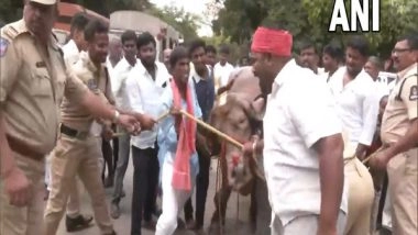 India News | Members of Yadav Community Stage Protest in Hyderabad Against TPCC Chief Revanth Reddy