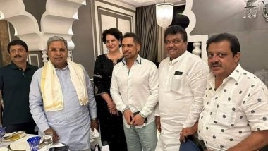 India News | Karnataka CM Siddaramaiah Meets Priyanka Gandhi in Delhi